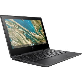 Picture of HP Chromebook x360 11 G3 EE 11.6" Touchscreen Convertible 2 in 1 Chromebook - HD - 1366 x 768 - Intel Celeron N4020 Dual-core (2 Core) 1.10 GHz - 8 GB Total RAM - 32 GB Flash Memory - Chalkboard Gray