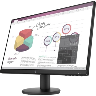 Picture of HP P24v G4 23.8" Full HD LED LCD Monitor - 16:9 - Black
