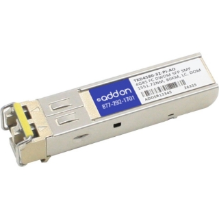 Picture of AddOn Arris TKD4580-32-PI Compatible TAA Compliant 4Gbs Fibre Channel DWDM 100GHz SFP Transceiver (SMF, 1551.72nm, 80km, LC, DOM)