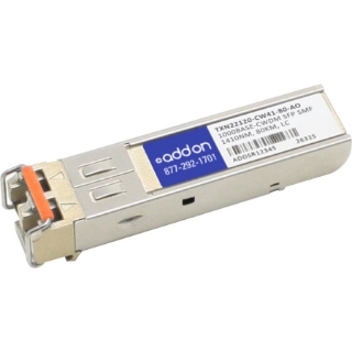 Picture of AddOn Intel TXN22120-CW41-80 Compatible TAA Compliant 1000Base-CWDM SFP Transceiver (SMF, 1410nm, 80km, LC)