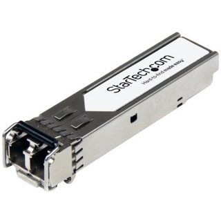 Picture of StarTech.com Brocade XBR-000180 Compatible SFP+ Module - 10GBASE-SR - 10GE SFP+ 10GbE Multimode Fiber MMF Optic Transceiver - 300m DDM