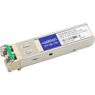 Picture of AddOn Arris TKD4580-47-PI Compatible TAA Compliant 4Gbs Fibre Channel DWDM 100GHz SFP Transceiver (SMF, 1539.77nm, 80km, LC, DOM)