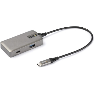 Picture of StarTech.com USB C Multiport Adapter, 4K 60Hz HDMI 2.0, 100W PD Pass-through, USB Hub, USB Type-C Mini Docking Station, 10" (25cm) Cable