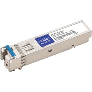 Picture of AddOn Cisco SFP-10G-LR-BXU Compatible TAA Compliant 10GBase-BX SFP+ Transceiver (SMF, 1270nmTx/1330nmRx, 10km, LC, DOM)