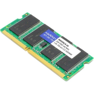 Picture of AddOn AA667D2S5/2GB x1 Apple Computer MA939G/A Compatible 2GB DDR2-667MHz Unbuffered Dual Rank 1.8V 200-pin CL5 SODIMM