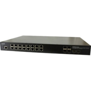 Picture of Transition Networks Managed Hardened Gigabit Ethernet PoE+ Rack Mountable Switch