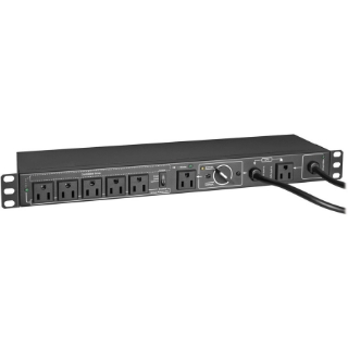 Picture of Tripp Lite PDU Hot Swap with Manual Bypass 15A 6 5-15R 2 5-15P Inputs 1URM