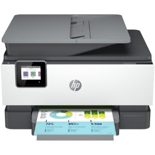 Picture of HP Officejet Pro 9015e Inkjet Multifunction Printer-Color-Copier/Fax/Scanner-32 ppm Mono/32 ppm Color Print-4800x1200 dpi Print-Automatic Duplex Print-25000 Pages-250 sheets Input-Color Flatbed Scanner-1200 dpi Optical Scan-Color Fax-Wireless LAN