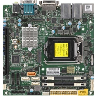 Picture of Supermicro X11SCV-L Desktop Motherboard - Intel H310 Chipset - Socket H4 LGA-1151 - Mini ITX