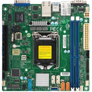 Picture of Supermicro X11SCL-IF Server Motherboard - Intel C242 Chipset - Socket H4 LGA-1151 - Mini ITX