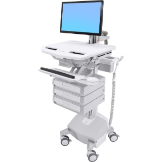 Picture of Ergotron StyleView Cart with LCD Arm, LiFe Powered, 3 Drawers (1x3)