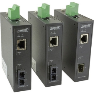 Picture of Transition Networks Unmanaged Hardened Gigabit Ethernet Media Converter