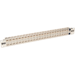 Picture of Tripp Lite 48-Port Cat6a Patch Panel Rackmount Shielded Feedthrough RJ45 1U