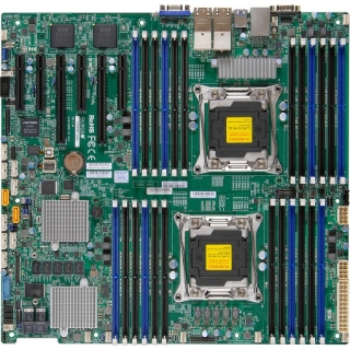 Picture of Supermicro X10DRC-LN4+ Server Motherboard - Intel C612 Chipset - Socket LGA 2011-v3 - Enhanced Extended ATX