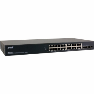 Picture of Transition Networks 24-Port 10/100/1000Base-T + (4) 1G/10G SFP+ Managed PoE+ Switch