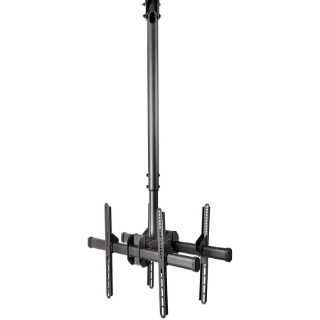 Picture of StarTech.com Dual TV Ceiling Mount - Back-to-Back Hanging Dual Screen VESA Pole Mount for 32"-75" TVs - Height Adjustable Telescopic Pole