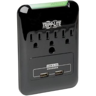 Picture of Tripp Lite Surge 3 Outlet 120V USB Charger Tablet Smartphone Ipad Iphone