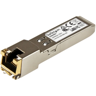 Picture of StarTech.com HPE JD089B Compatible SFP Module - 1000BASE-T - 1GE Gigabit Ethernet SFP SFP to RJ45 Cat6/Cat5e - 100m