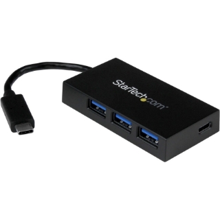 Picture of StarTech.com USB C Hub - 4 Port USB-C to USB-A (3x) and USB-C (1x) - Bus Powered USB Hub - USB Type C Hub - Port Expander