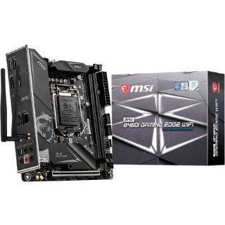 Picture of MSI MPG B460I GAMING EDGE WIFI Desktop Motherboard - Intel B460 Chipset - Socket LGA-1200 - Intel Optane Memory Ready - Mini ITX