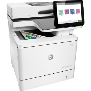 Picture of HP LaserJet M578 M578f Laser Multifunction Printer-Color-Copier/Fax/Scanner-40 ppm Mono/Color Print-1200x1200 Print-Automatic Duplex Print-80000 Pages Monthly-650 sheets Input-Color Scanner-600 Optical Scan-Color Fax-Gigabit Ethernet