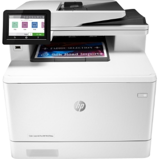 Picture of HP LaserJet Pro M479 M479fdw Laser Multifunction Printer-Color-Copier/Fax/Scanner-28 ppm Mono/28 ppm Color Print-600x600 dpi Print-Automatic Duplex Print-50000 Pages-300 sheets Input-1200 dpi Optical Scan-Wireless LAN-Mopria