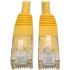 Picture of Tripp Lite 5ft Cat6 Gigabit Molded Patch Cable RJ45 M/M 550MHz 24AWG Yellow