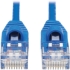 Picture of Tripp Lite Cat6a 10G Snagless Molded Slim UTP Network Patch Cable (M/M), Blue, 25 ft.