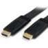 Picture of StarTech.com 6 ft Flat High Speed HDMI Cable with Ethernet - Ultra HD 4k x 2k HDMI Cable - HDMI to HDMI M/M