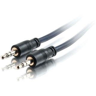 Picture of C2G 75ft Plenum-Rated 3.5mm Stereo Audio Cable with Low Profile Connectors