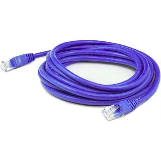 Picture of AddOn 75ft RJ-45 (Male) to RJ-45 (Male) Straight Blue Cat6A UTP PVC Copper Patch Cable