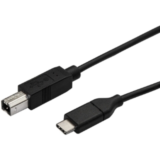 Picture of StarTech.com 0.5m USB C to USB B Printer Cable - M/M - USB 2.0 - USB C to USB B Cable - USB C Printer Cable - USB Type C to Type B Cable