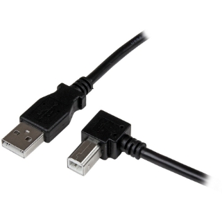 Picture of StarTech.com 2m USB 2.0 A to Right Angle B Cable - M/M