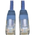 Picture of Tripp Lite Cat6 Gigabit Molded Patch Cable RJ45 M/M 550MHz 24 AWG Blue 1'