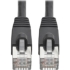 Picture of Tripp Lite Cat6a Snagless Shielded STP Patch Cable 10G, PoE, Black M/M 20ft