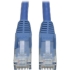 Picture of Tripp Lite 7ft Cat6 Gigabit Snagless Molded Patch Cable RJ45 M/M Blue 7'