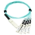 Picture of Axiom 100GBASE-AOC QSFP28 to 4 SFP28 Active Optical Cable Cisco Compatible 10m