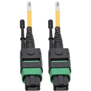 Picture of Tripp Lite MTP/MPO (APC) SMF Fiber Patch Cable 12 Fiber QSFP+ 40/100Gbe 1M