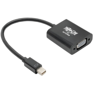 Picture of Tripp Lite Mini DisplayPort 1.2 to VGA Adapter Active 1080p Black mDP to VGA 6in