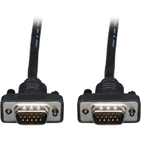 Picture of Tripp Lite Low Profile VGA RGB Coax Monitor Cable High Res HD15 M/M 25ft