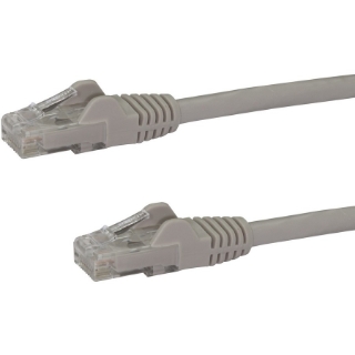 Picture of StarTech.com 12ft CAT6 Ethernet Cable - Gray Snagless Gigabit - 100W PoE UTP 650MHz Category 6 Patch Cord UL Certified Wiring/TIA