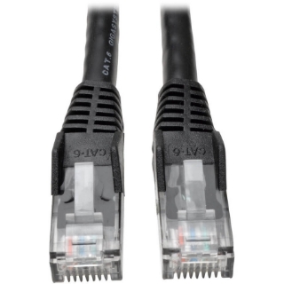 Picture of Tripp Lite 20ft Cat6 Gigabit Snagless Molded Patch Cable RJ45 M/M Black 20'