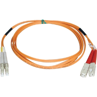 Picture of Tripp Lite 30M Duplex Multimode 50/125 Fiber Optic Patch Cable LC/SC 100' 100ft 30 Meter