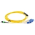 Picture of Axiom MPO Female to 4 LC Singlemode 9/125 Fiber Optic Breakout Cable - 5m