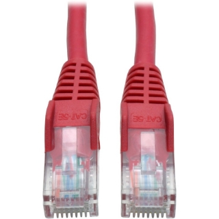 Picture of Tripp Lite 50ft Cat5e / Cat5 Snagless Molded Patch Cable RJ45 M/M Red 50'