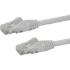 Picture of StarTech.com 9ft CAT6 Ethernet Cable - White Snagless Gigabit - 100W PoE UTP 650MHz Category 6 Patch Cord UL Certified Wiring/TIA