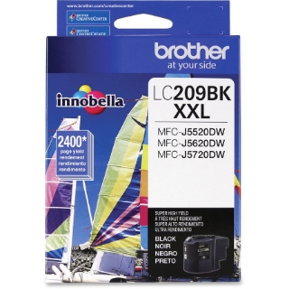 Picture of Brother Genuine LC209BK Super High Yield Black Ink Cartridge