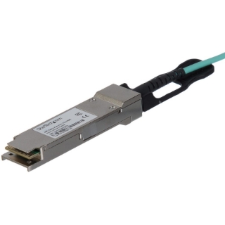 Picture of StarTech.com MSA Uncoded 7m 40G QSFP+ to SFP AOC Cable - 40 GbE QSFP+ Active Optical Fiber - 40 Gbps QSFP Plus Cable 23'