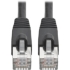 Picture of Tripp Lite Cat6a Snagless Shielded STP Patch Cable 10G, PoE, Black M/M 10ft