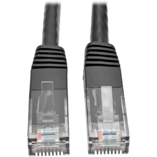 Picture of Tripp Lite Cat6 Gigabit Molded Patch Cable (RJ45 M/M), Black, 5 ft